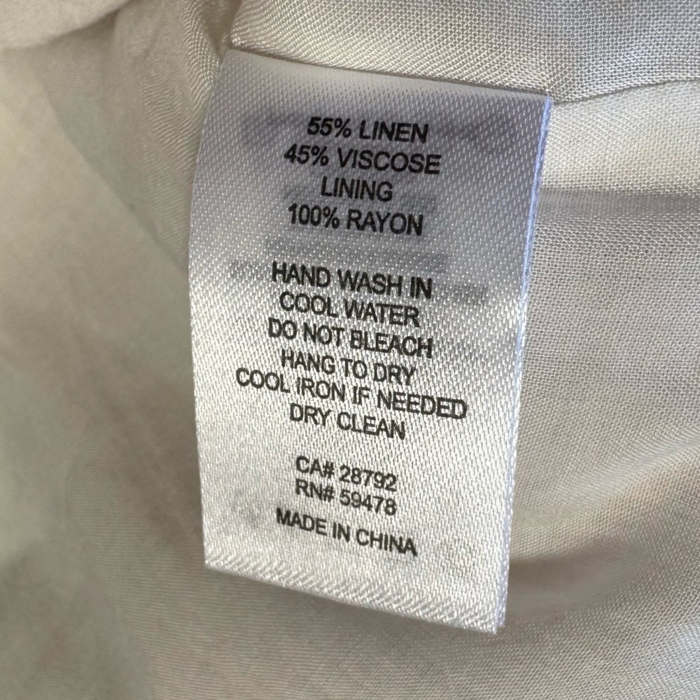 House of Harlow 1960 Linen Blend Palm Dress - Picture 7 of 7